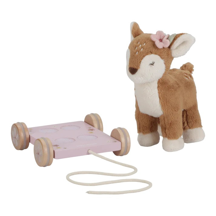 Little Dutch Fairy Garden Plush Pull-Along Deer