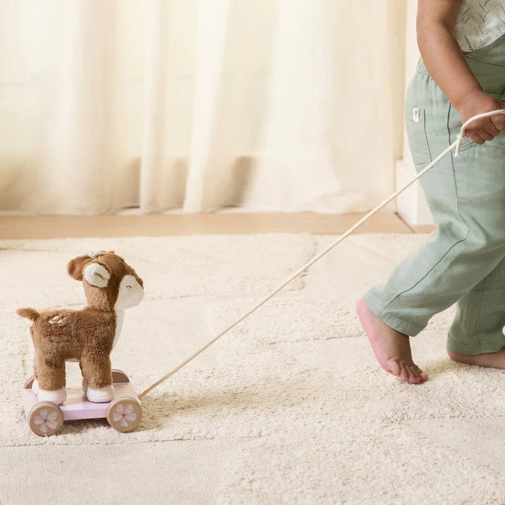 Little Dutch Fairy Garden Plush Pull-Along Deer