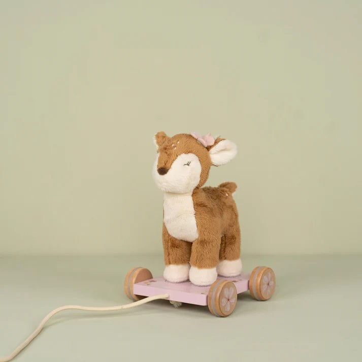 Little Dutch Fairy Garden Plush Pull-Along Deer