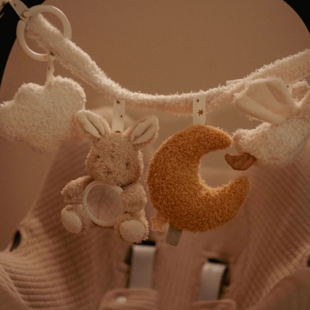 Little Dutch | Newborn Naturals Stroller Toy Chain