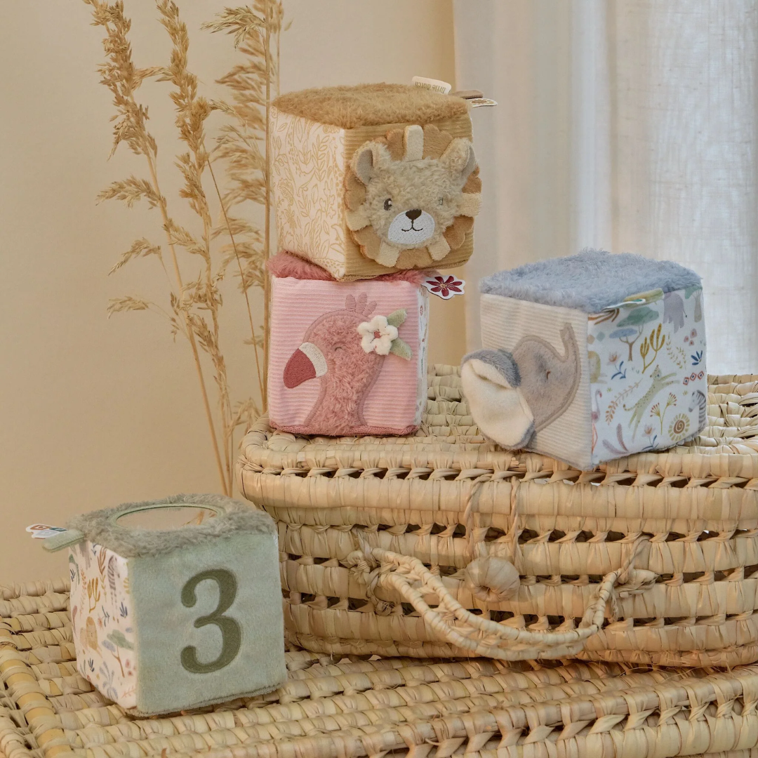 Little Dutch | Safari Friends Building Blocks