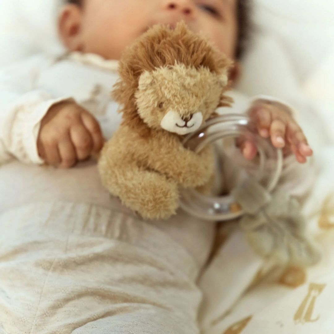 Little Dutch | Safari Friends Ring Rattle Lion