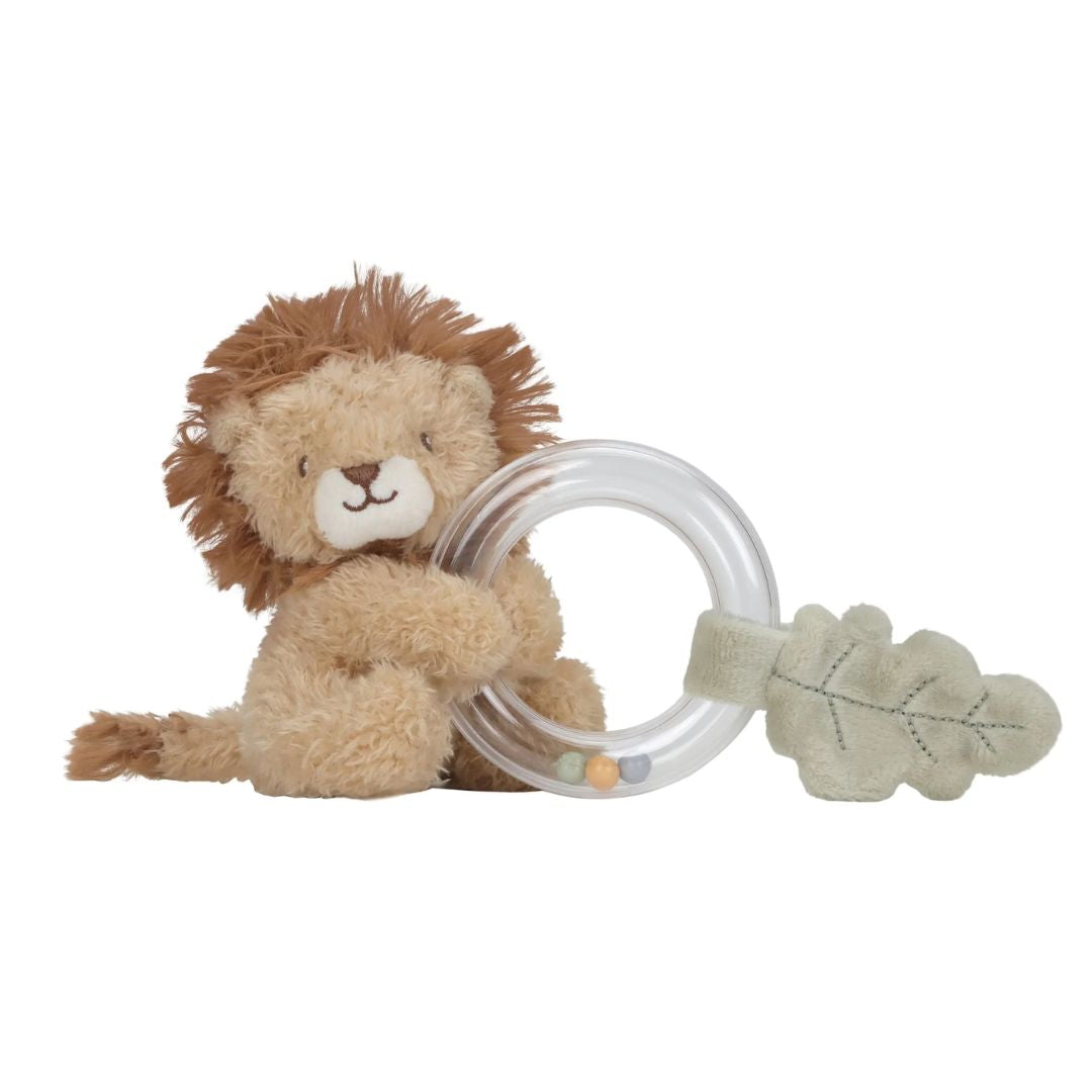 Little Dutch | Safari Friends Ring Rattle Lion