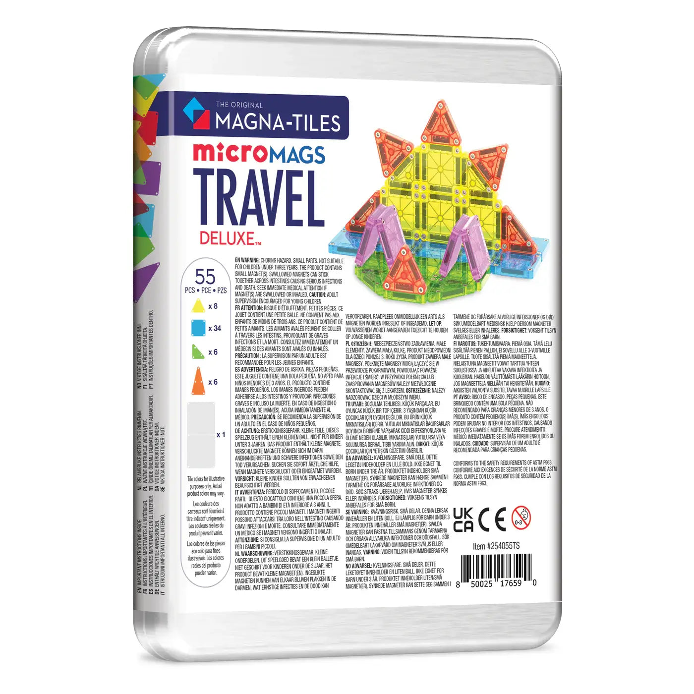 MAGNA-TILES | microMAGS Travel Set Deluxe - 55pc
