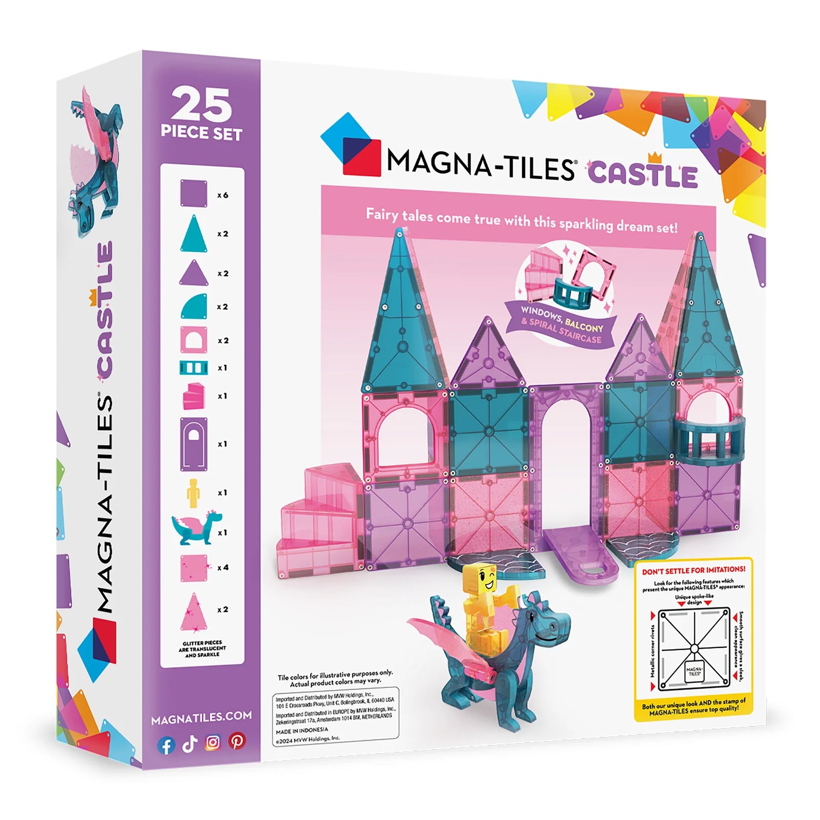 MAGNA-TILES | Castle 25pc Set