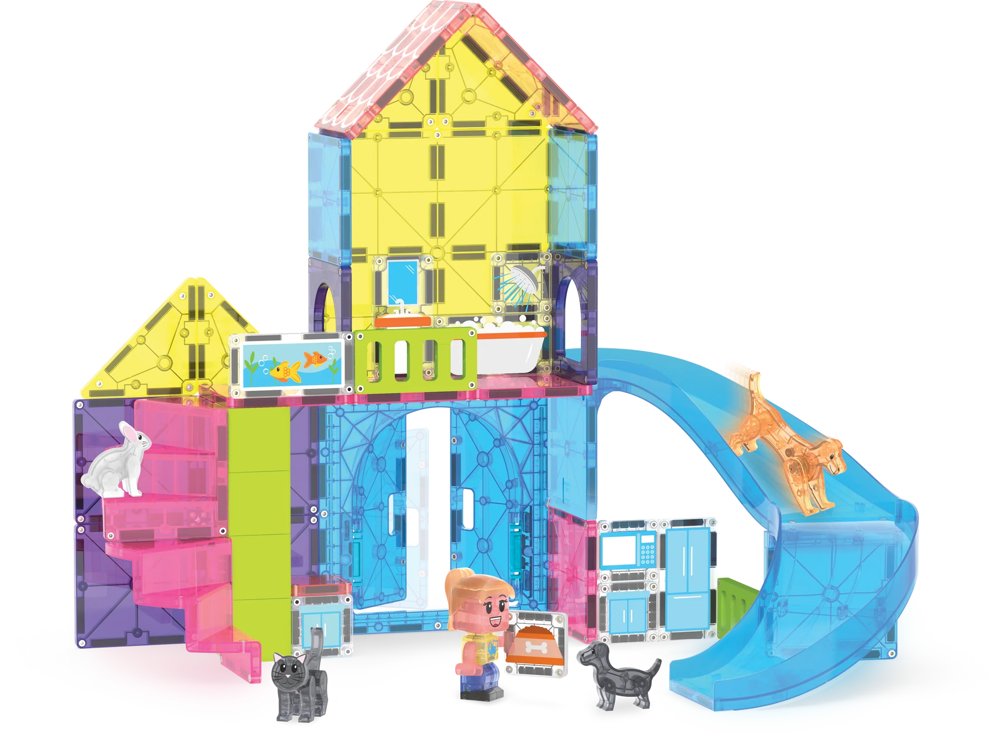 MAGNA-TILES | Pet Playhouse 50pc Set