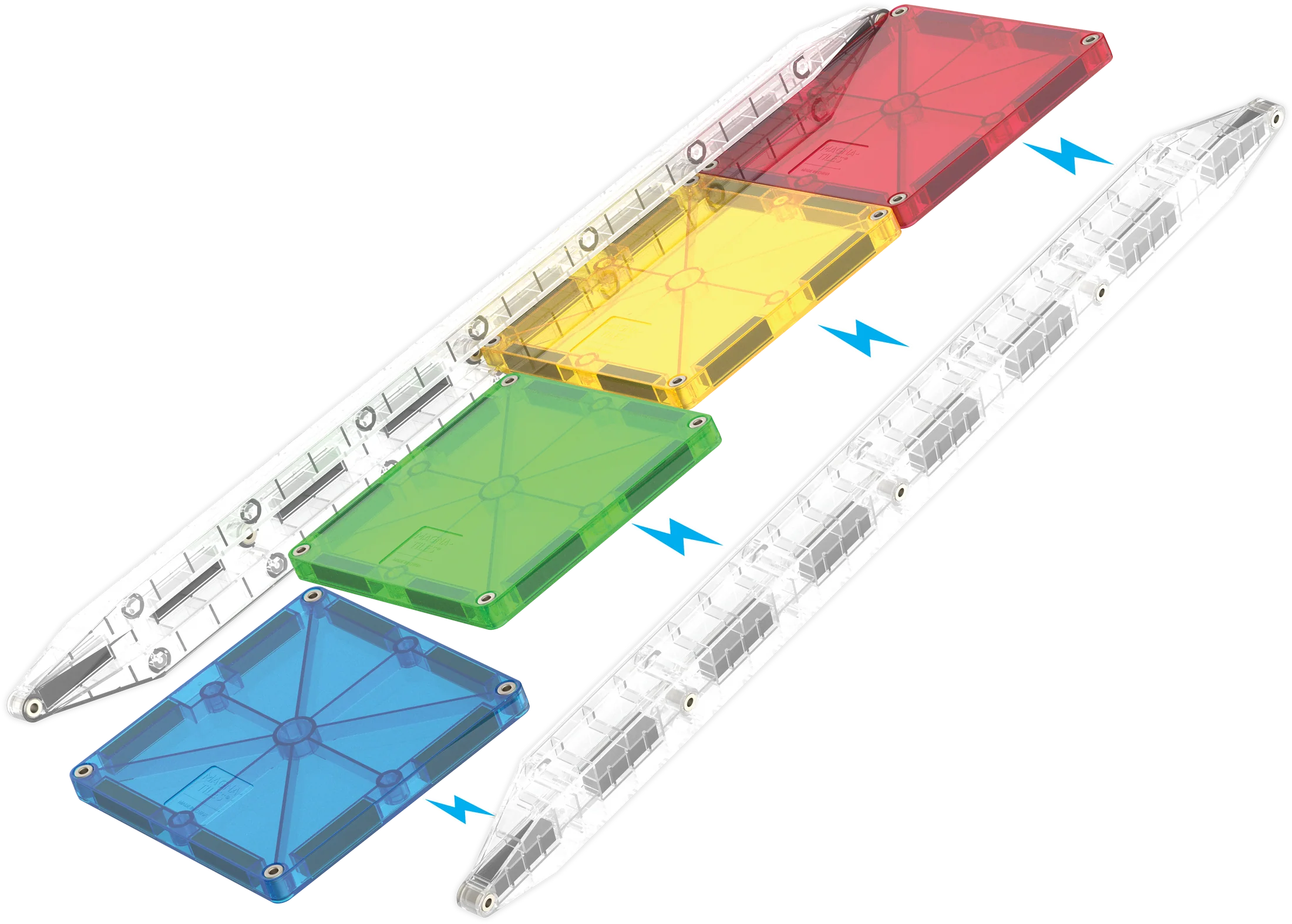 MAGNA-TILES | Rail Racers 33pc Set