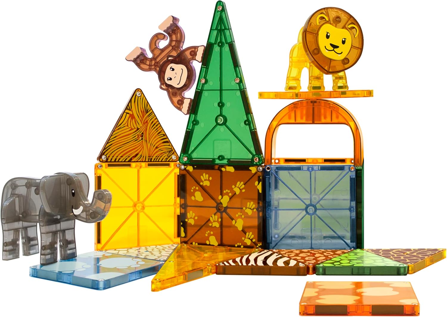 MAGNA-TILES | Safari Animals 25pc Set