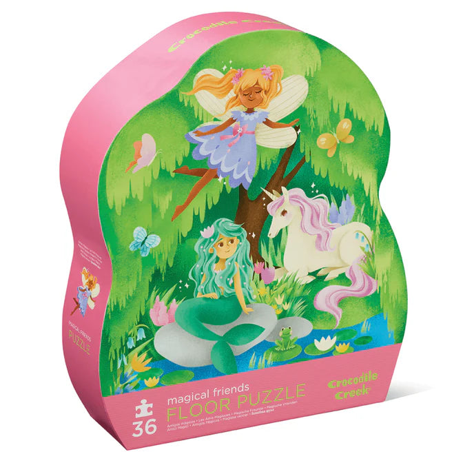 Crocodile Creek Classic Floor Puzzle Magical Friends 36pce
