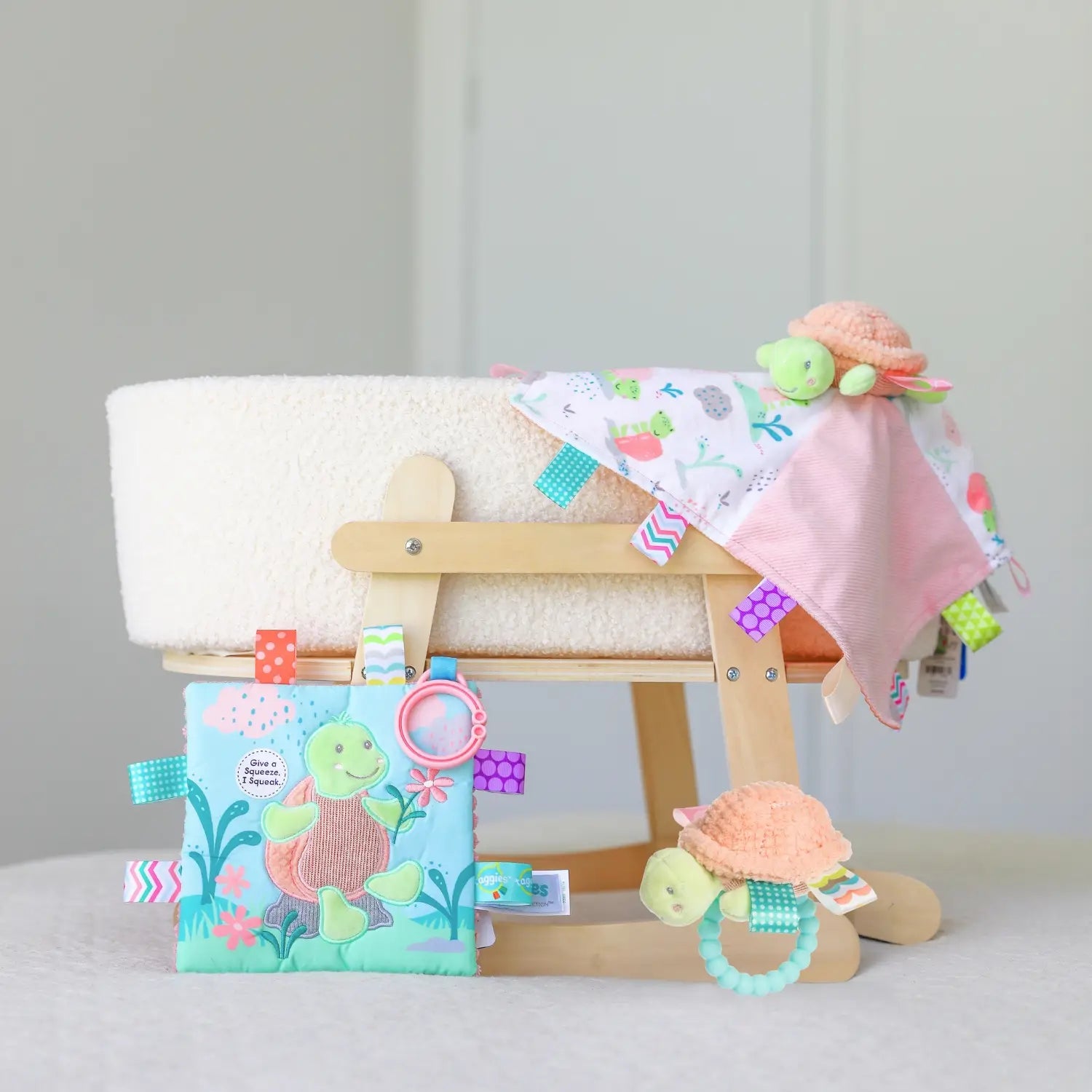 Splosh | Mary Meyer Taggies Teether Rattle | Tippy Turtle