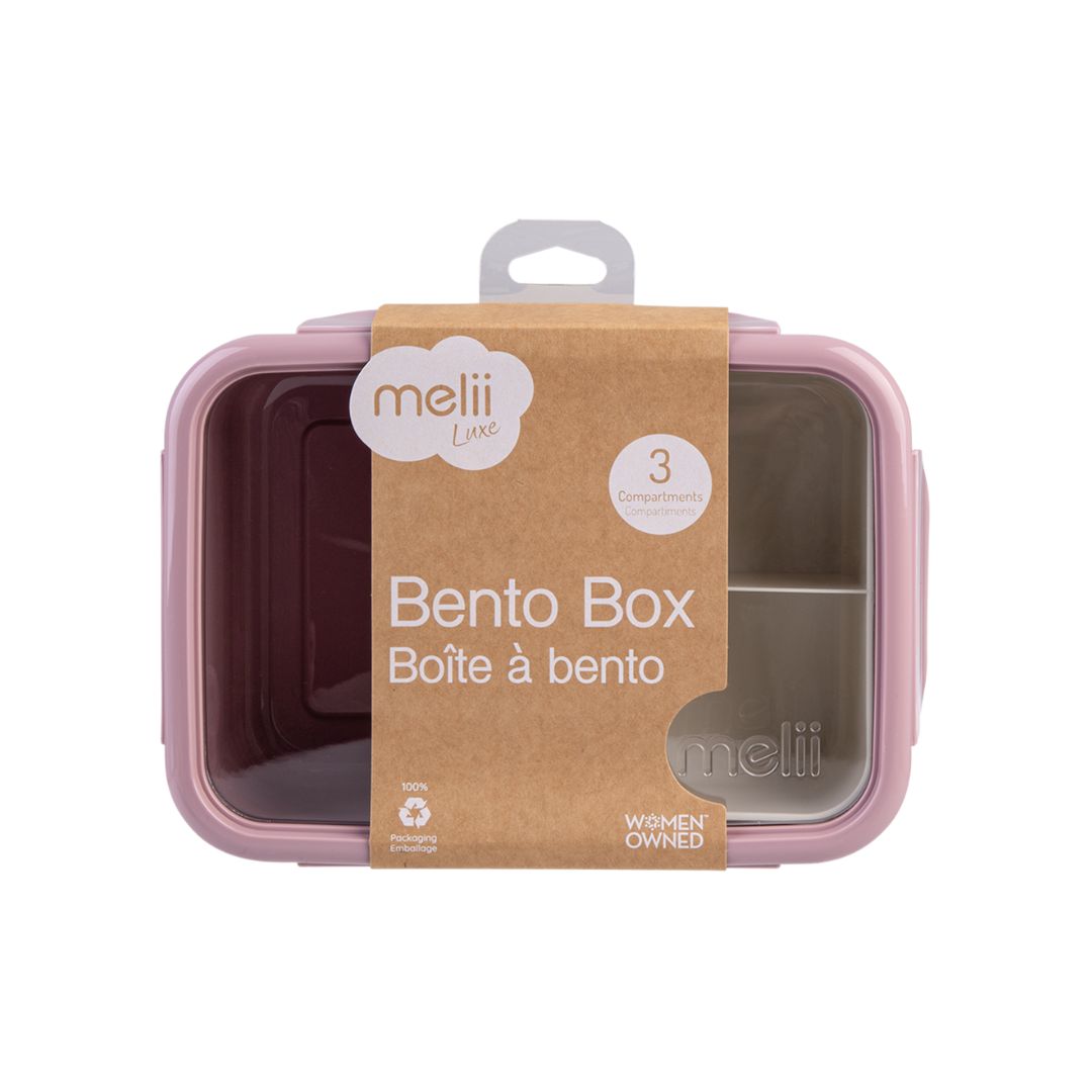 Melii Luxe Bento Box 1.25L | Pink/Ivory