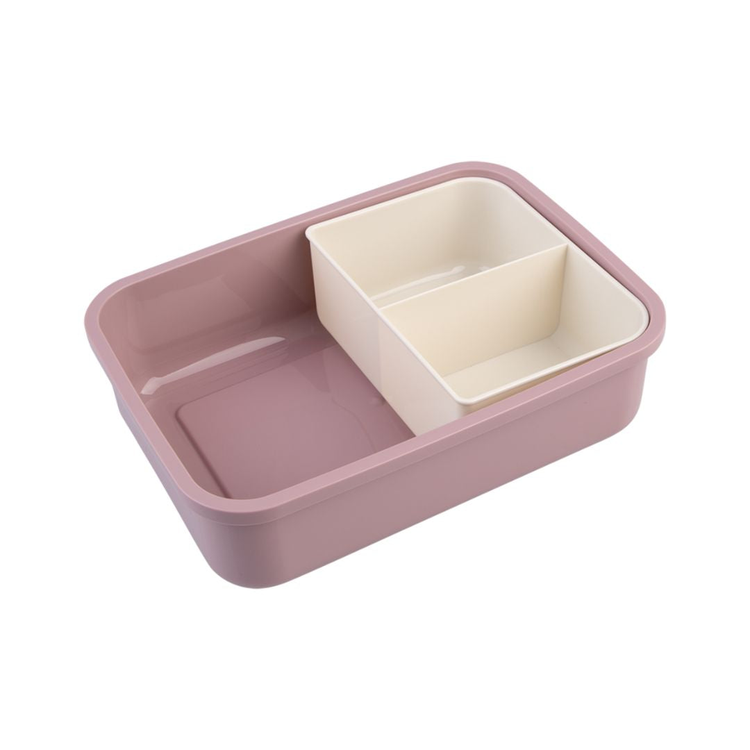 Melii Luxe Bento Box 1.25L | Pink/Ivory