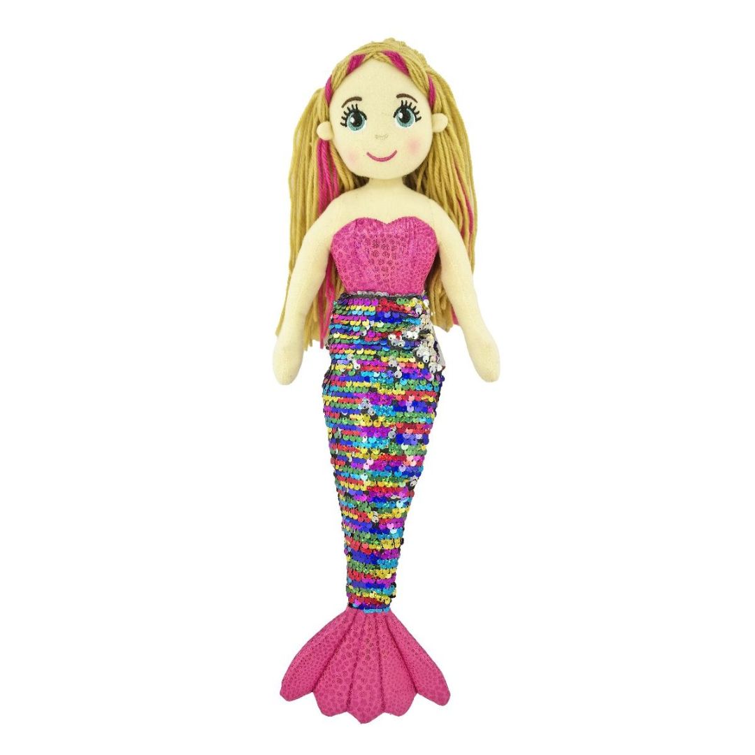 Mer Ava Pink Rainbow Mermaid 45cm