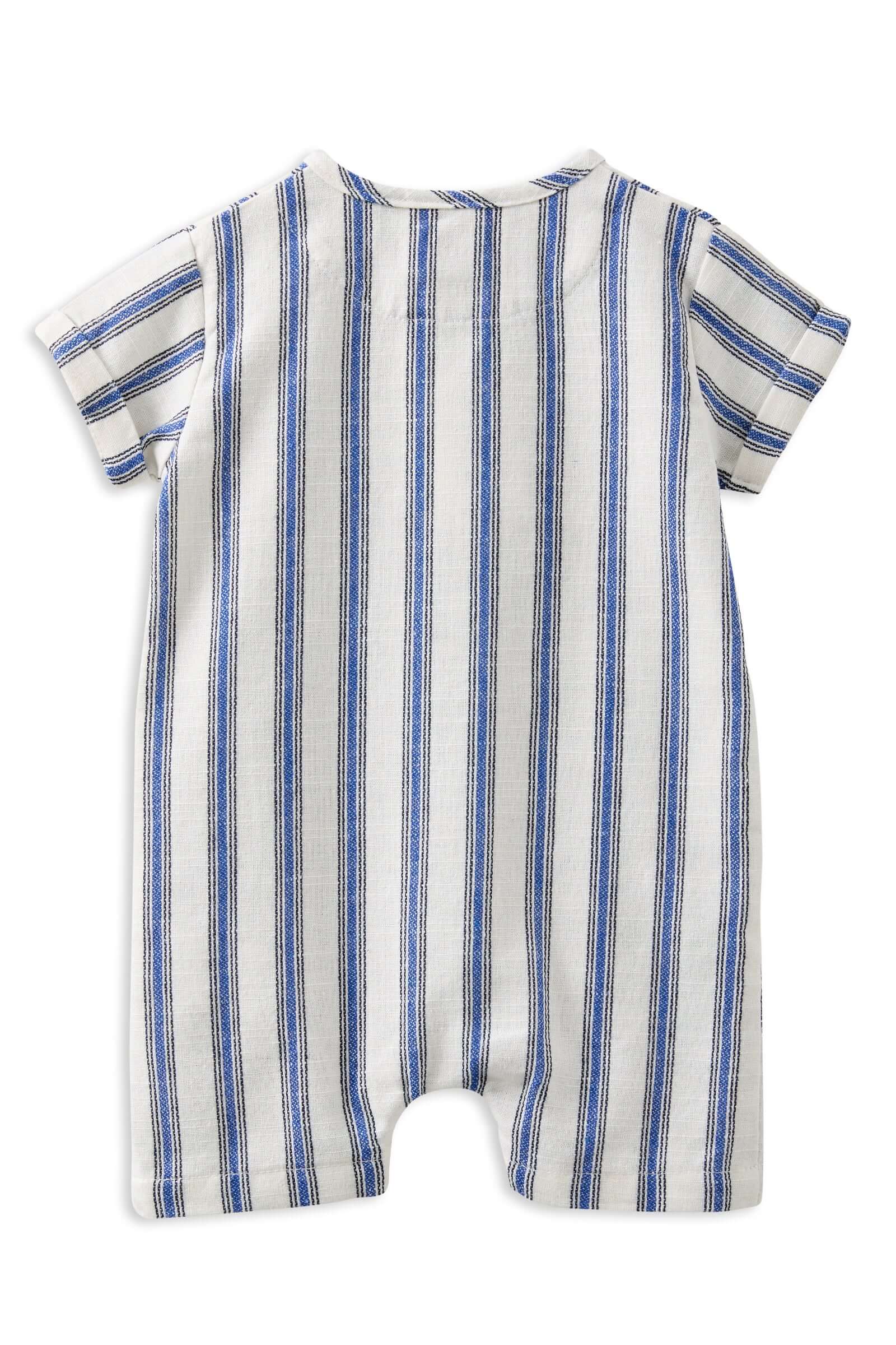 Milky | Stripe Linen Romper