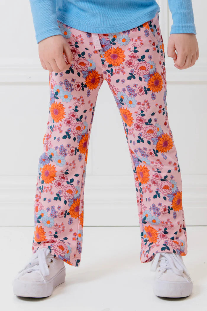 Milky Fleece Track Pant | Sunflower