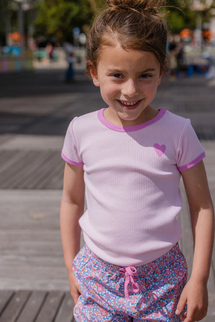 Milky | Pink Rib Tee