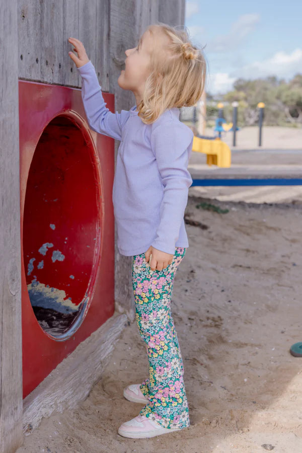 Milky | Posie Patch Flare Legging