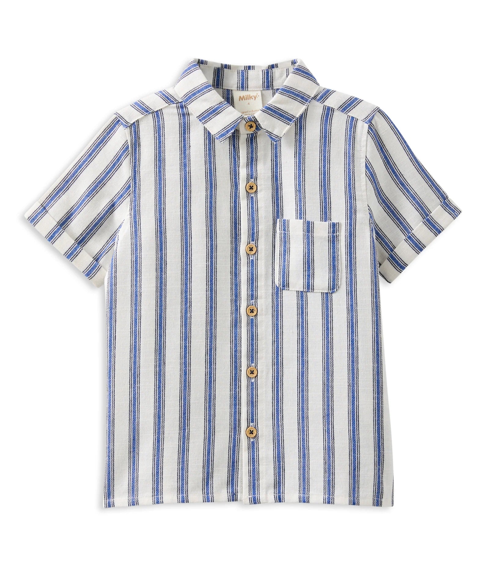 Milky | Stripe Linen Shirt