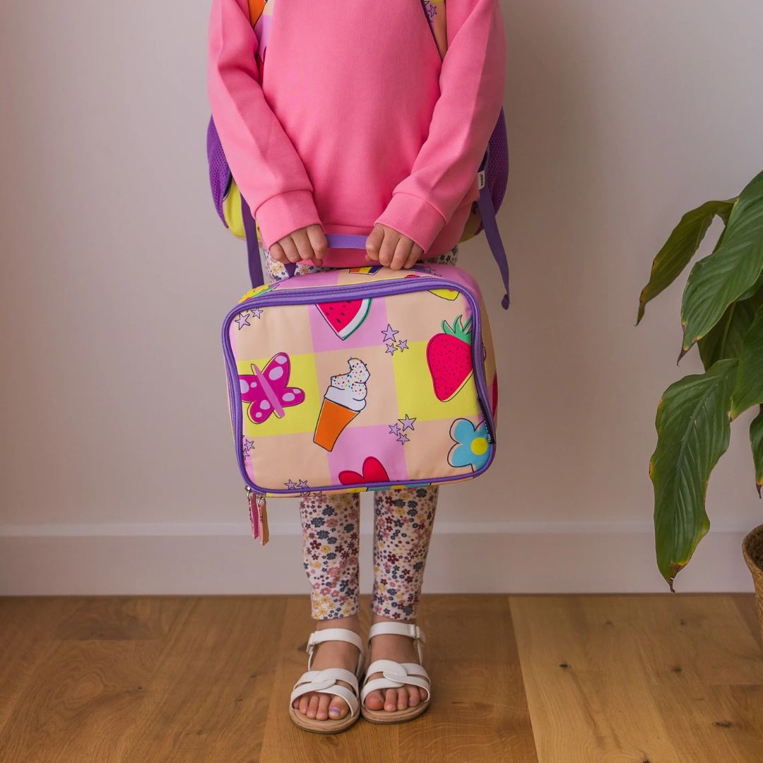 Morgy + Wills | Kids Lunch Bag | Strawberry Delight