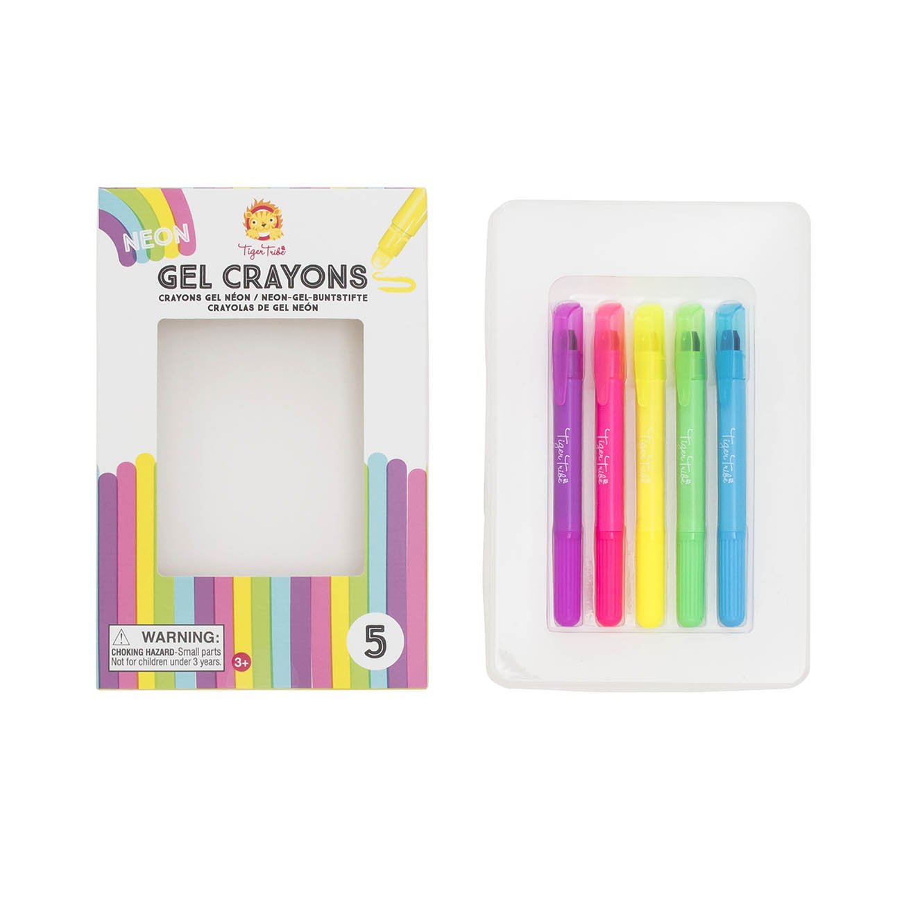 Tiger Tribe Neon Gel Crayons