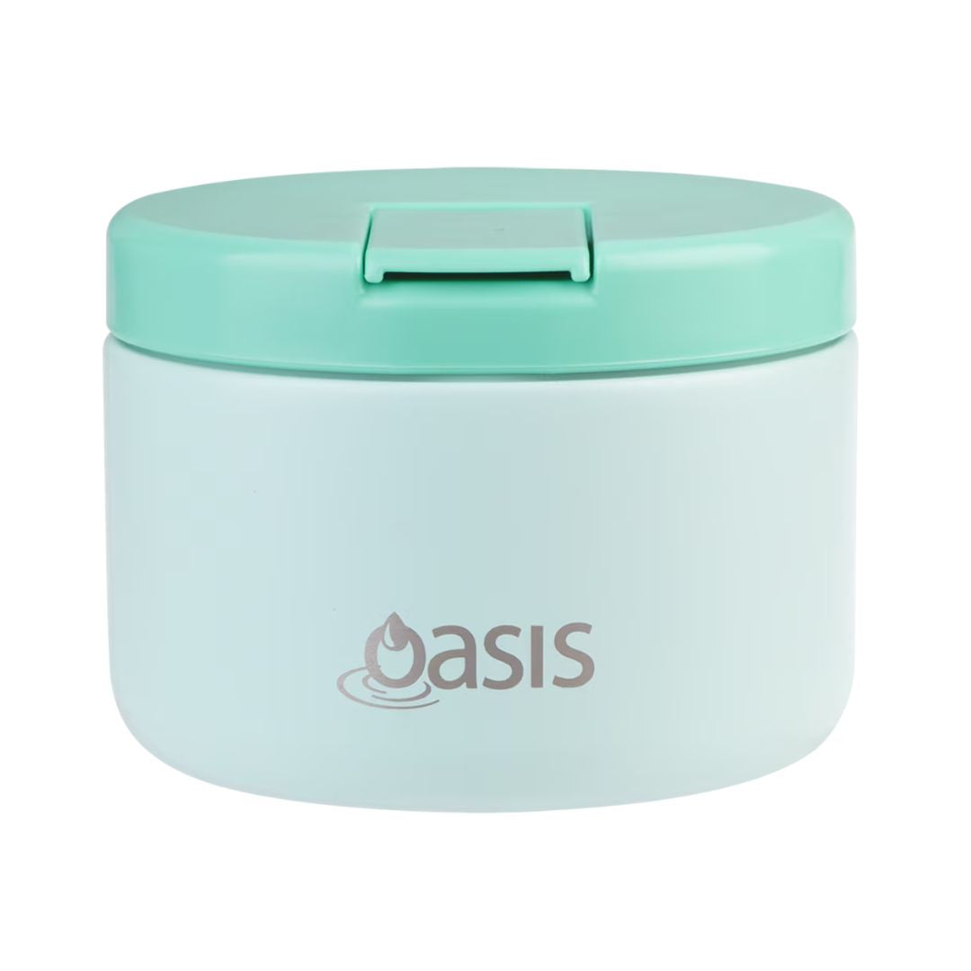 Oasis S/S Double Wall Insulated Food Flask w/ Quick Release Lid 300ml | Mint