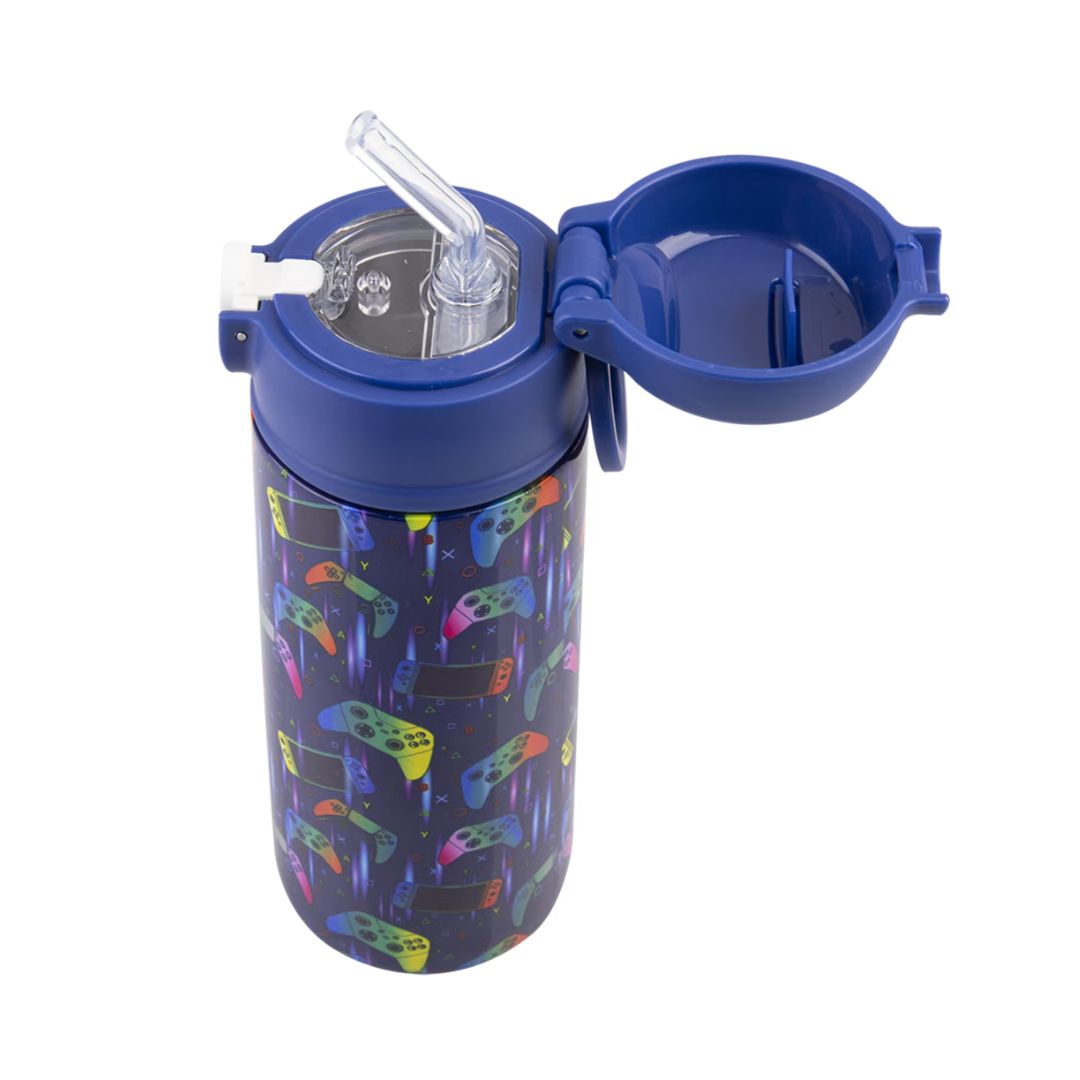 Oasis S/S Double Wall Insulated Kid's Drink Bottle w/ Sipper Straw 550ml | Gamer