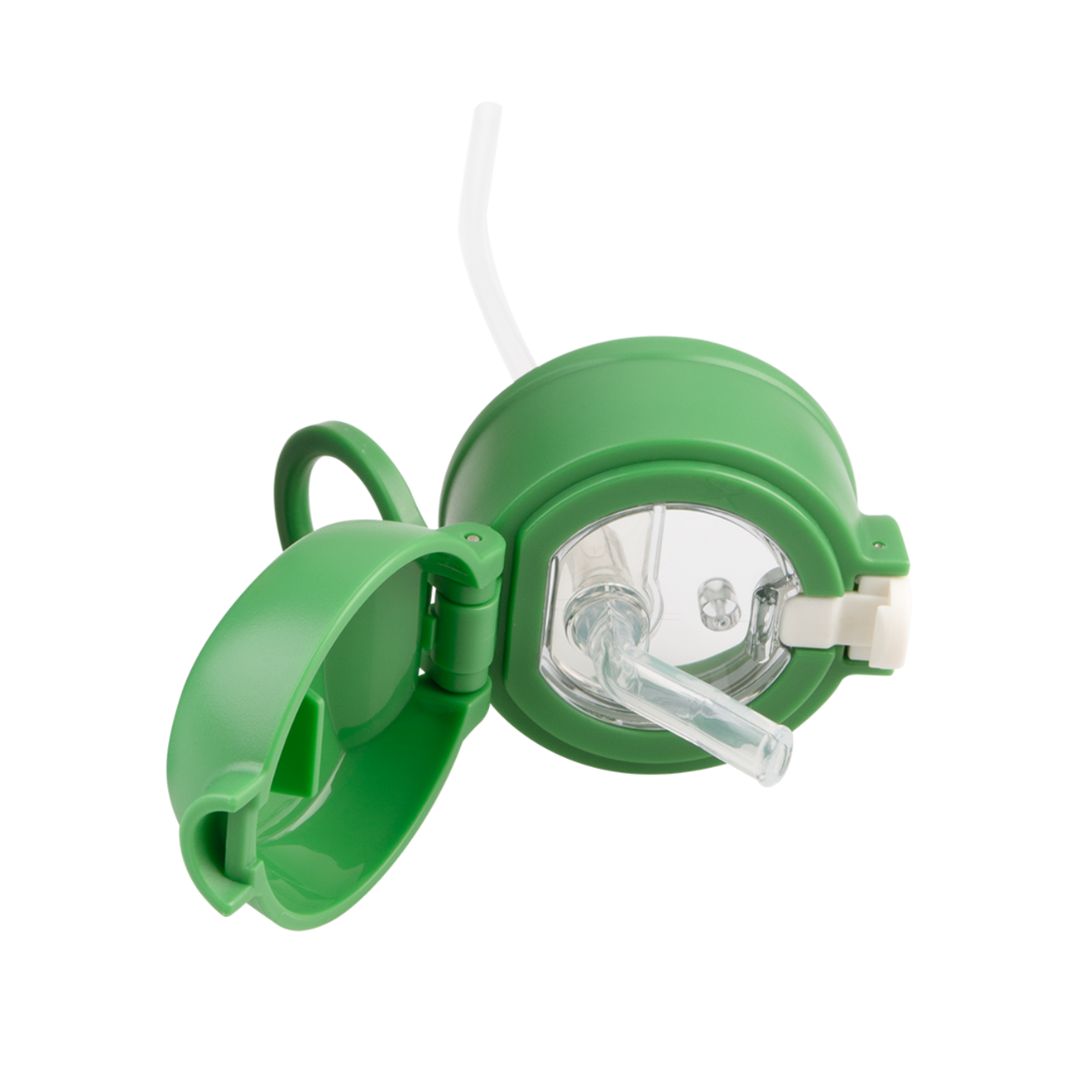 Oasis S/S Double Wall Insulated Kid's Drink Bottle w/ Sipper Straw 550ml | Garbage Trucks