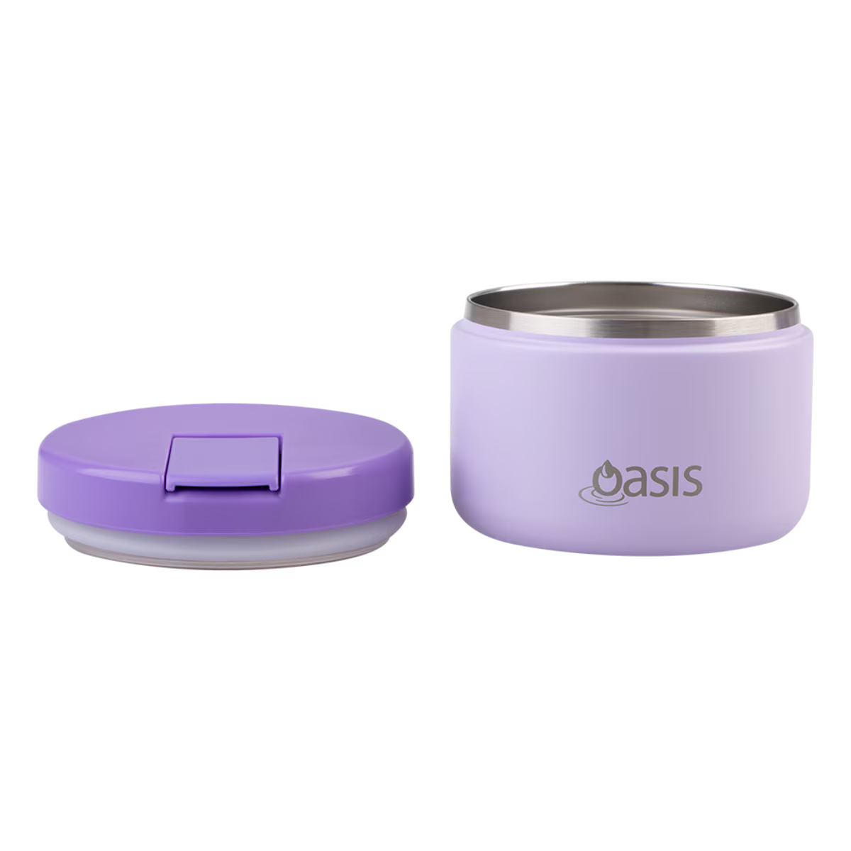 Oasis S/S Double Wall Insulated Food Flask w/ Quick Release Lid 300ml | Lilac