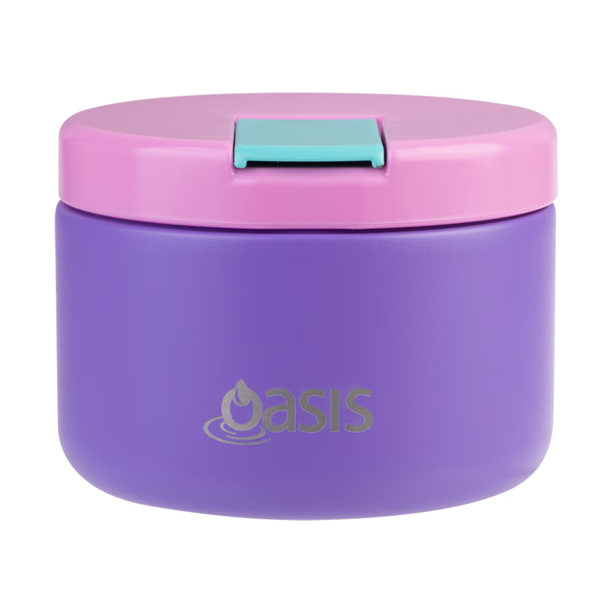 Oasis S/S Double Wall Insulated Food Flask w/ Quick Release Lid 300ml | Mermaid Purple