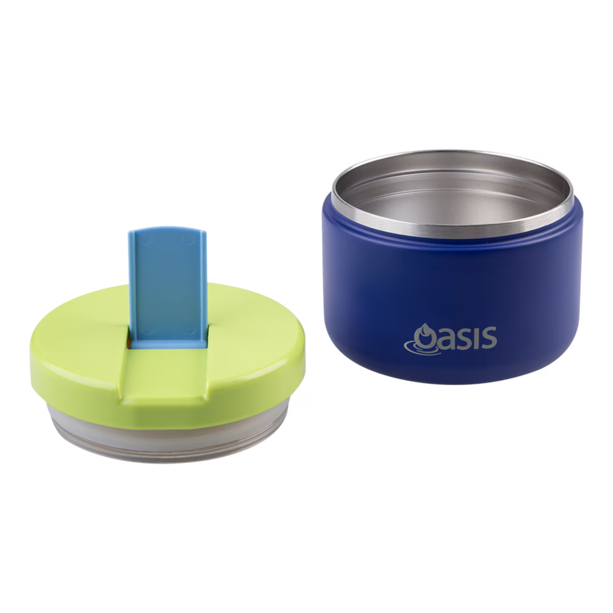 Oasis S/S Double Wall Insulated Food Flask w/ Quick Release Lid 300ml | Peacock Blue