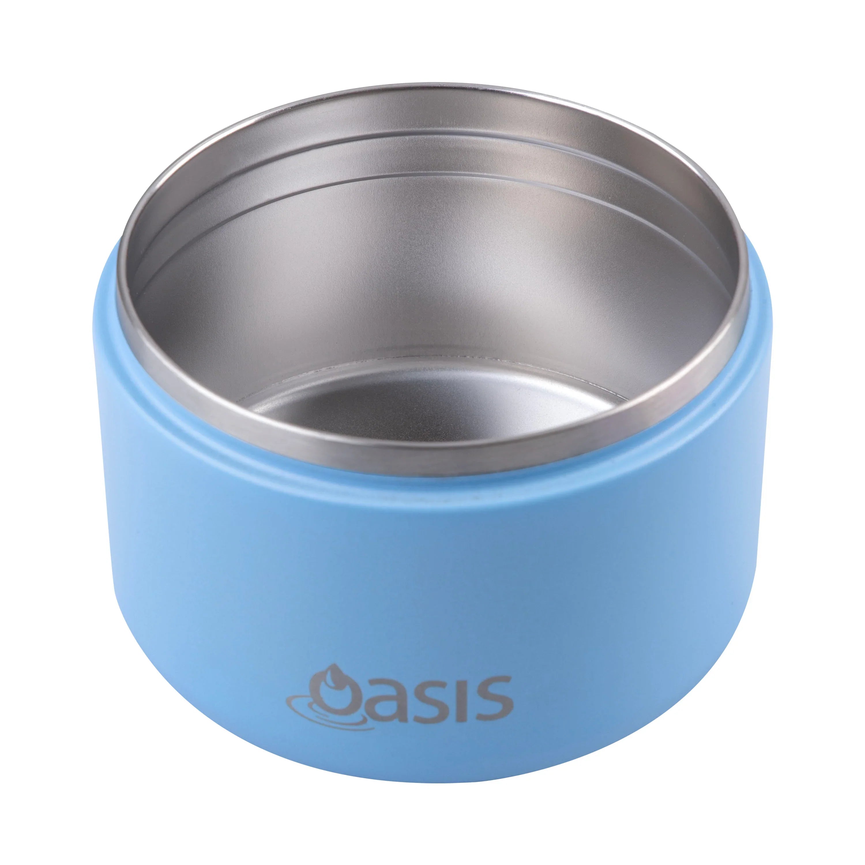 Oasis | Stainless Steel Double Wall Insulated Food Flask with Quick Release Lid - 300ml | Blue