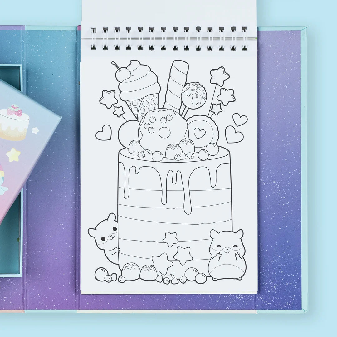 Tiger Tribe | Colouring Set  Pastel | Kawaii Café