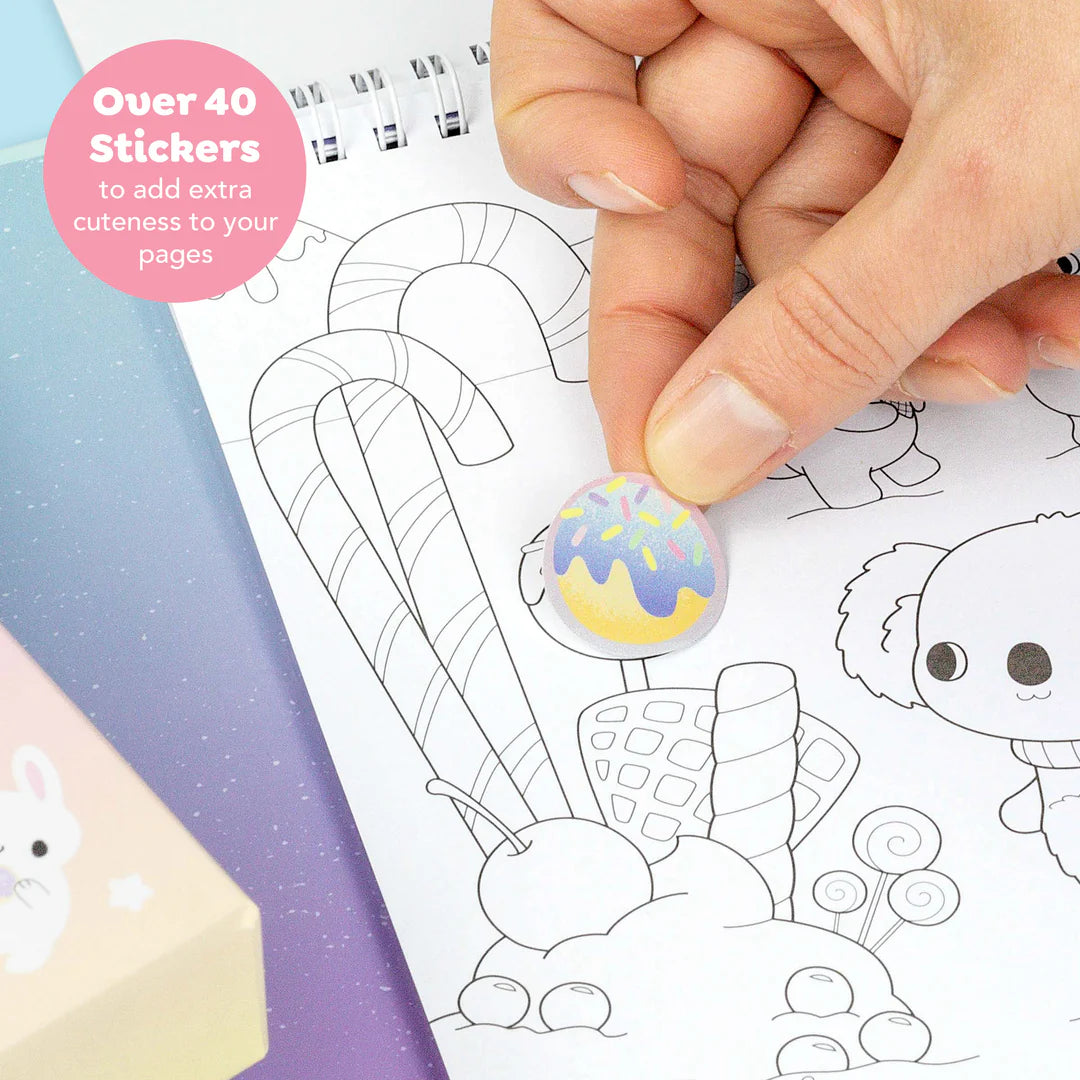 Tiger Tribe | Colouring Set  Pastel | Kawaii Café