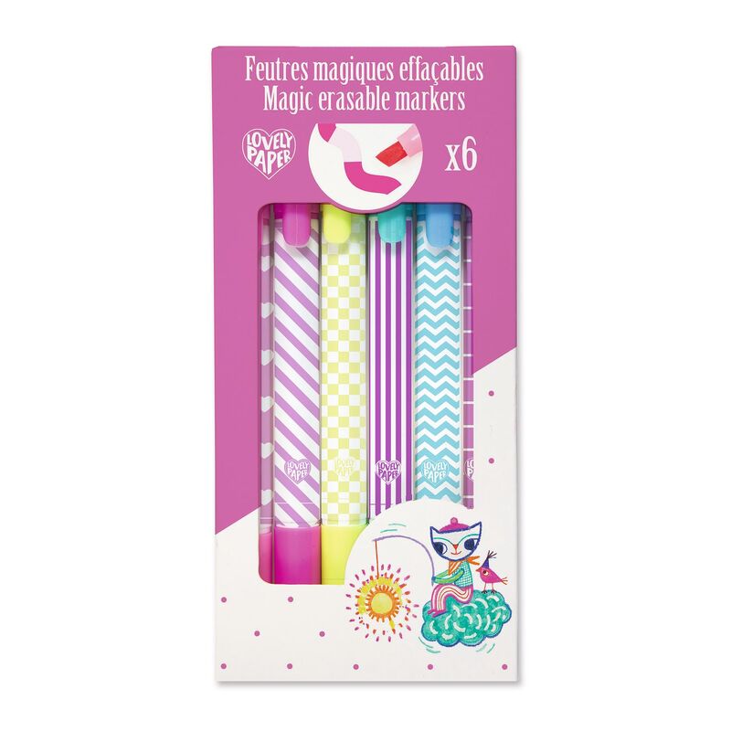 Patterned Magic Erasable Markers