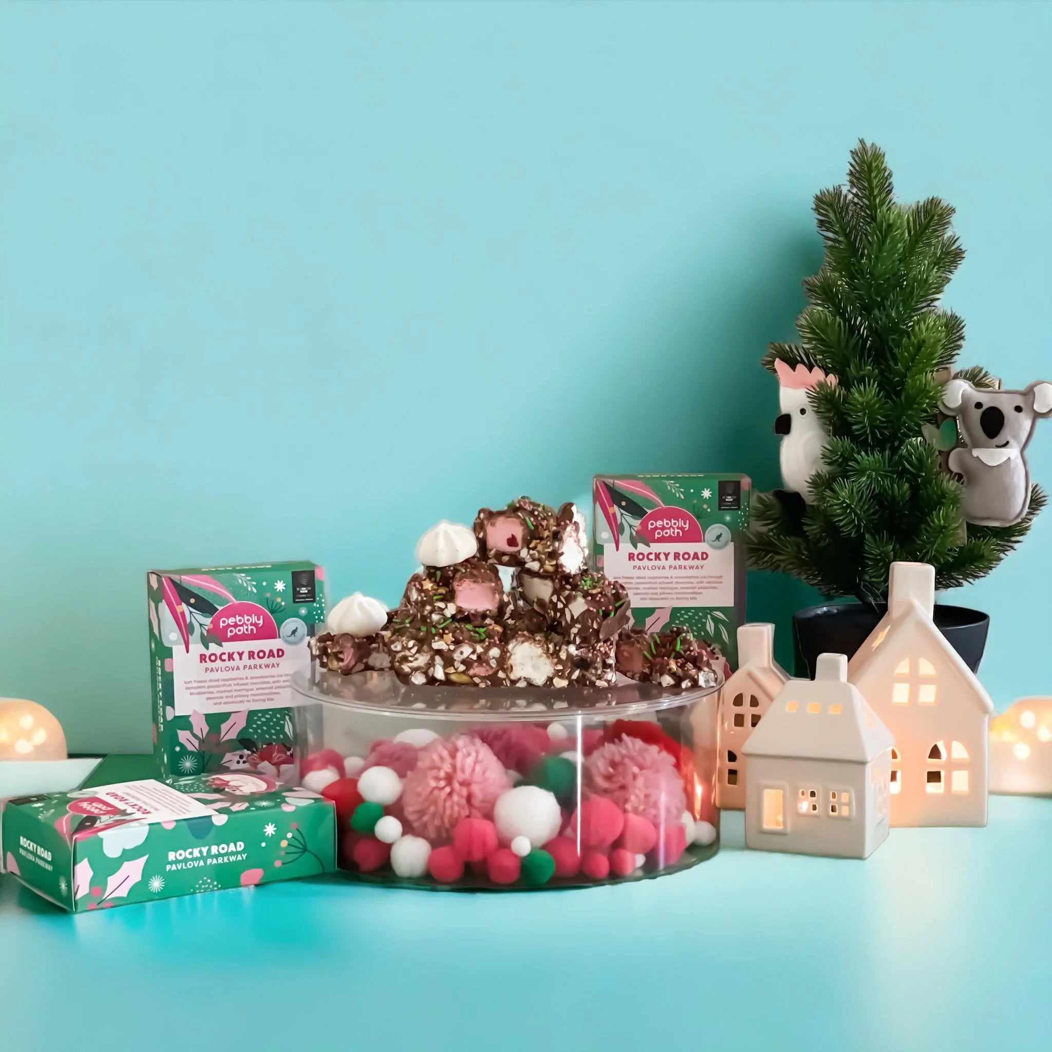 Pebbly Path | Rocky Road | Pavlova Parkway Rocky Road: 200 grams