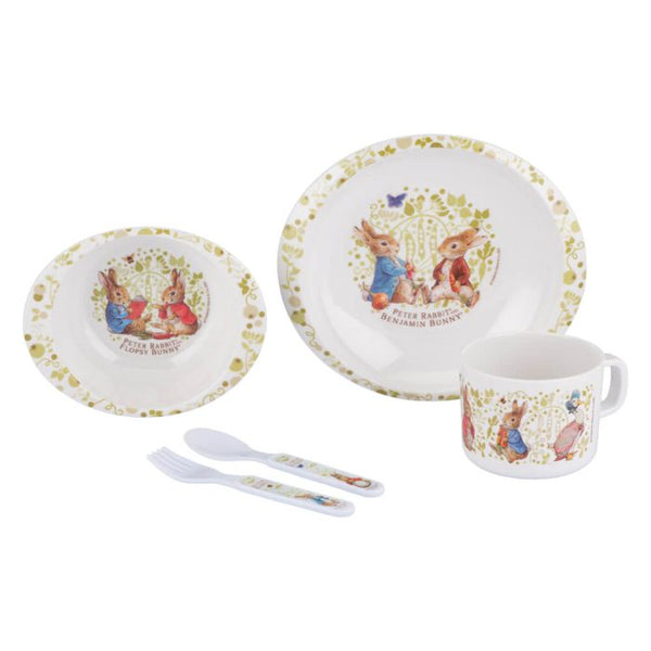 Peter Rabbit - 5pc Dinner Set