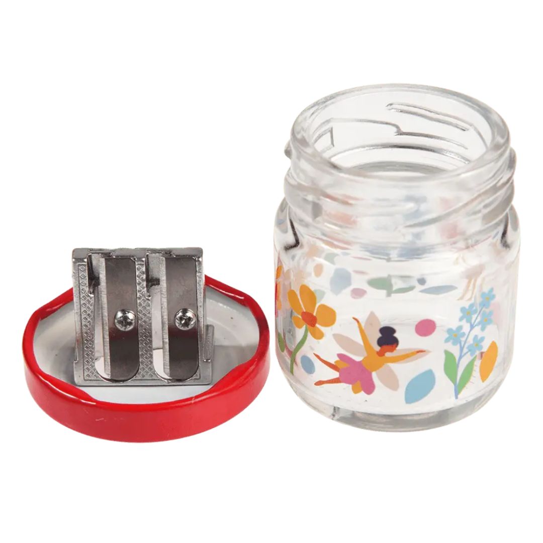 Rex London | Glass Jar Pencil Sharpener | Fairies