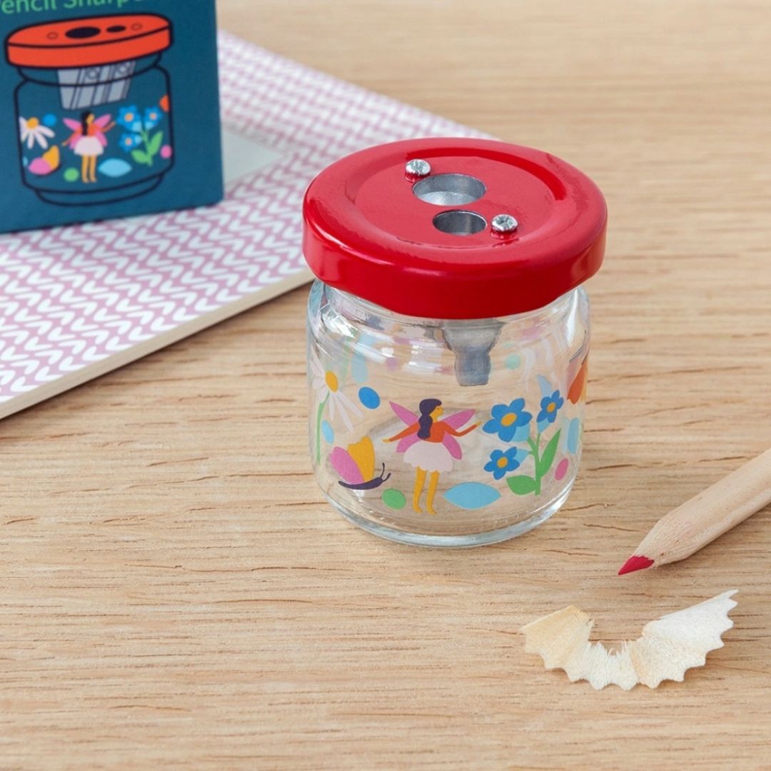 Rex London | Glass Jar Pencil Sharpener | Fairies