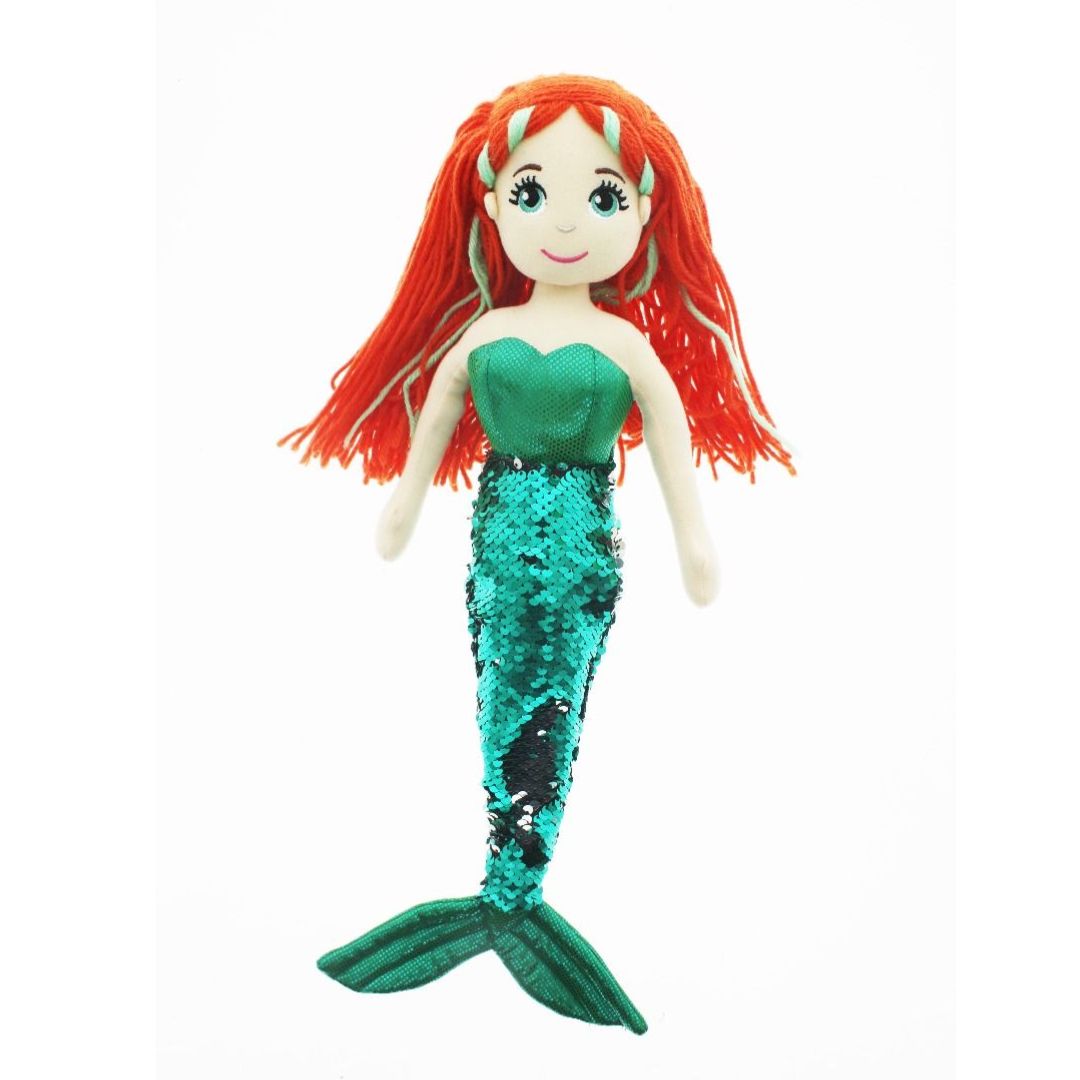 Rose Dark Green Mermaid 45cm