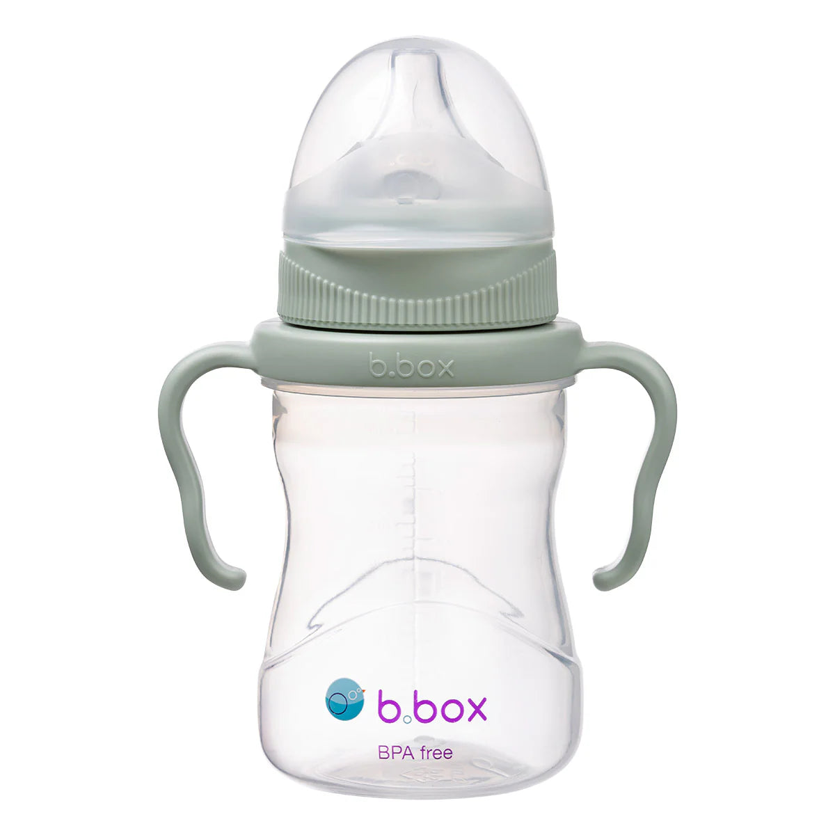 b.box Transition Value Pack in sage – 5‑piece toddler feeding set including flip‑top cup, sippy cup, straw cup, snack container, and training bowl with spoon – BPA‑free, spill‑resistant, easy‑clean design