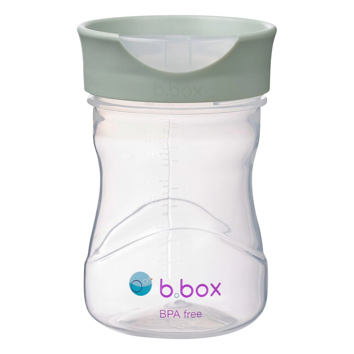 b.box Transition Value Pack in sage – 5‑piece toddler feeding set including flip‑top cup, sippy cup, straw cup, snack container, and training bowl with spoon – BPA‑free, spill‑resistant, easy‑clean design