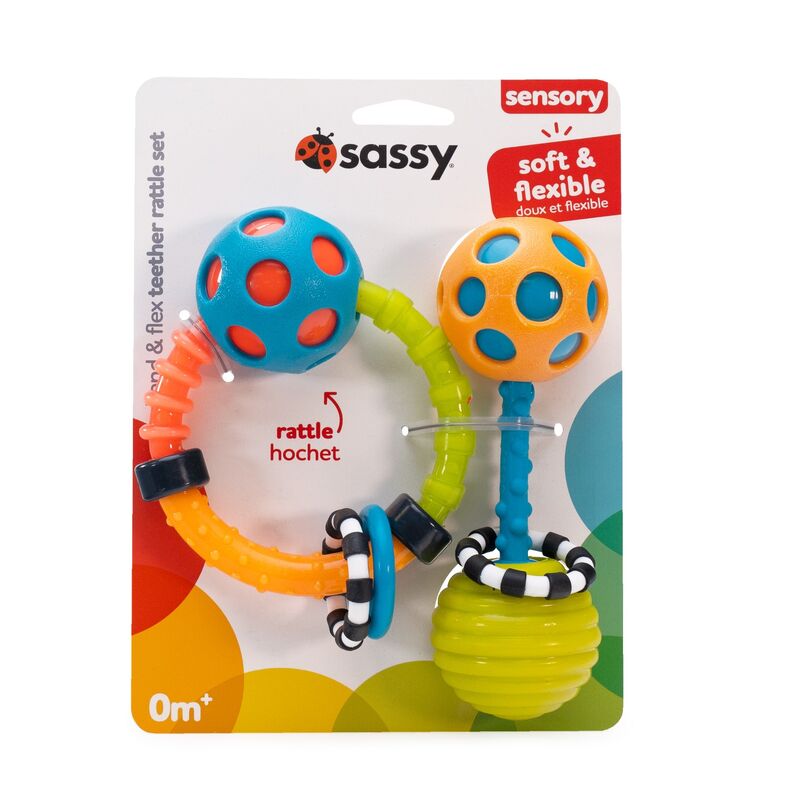 Sassy | My First Bend & Flex Rattle Set
