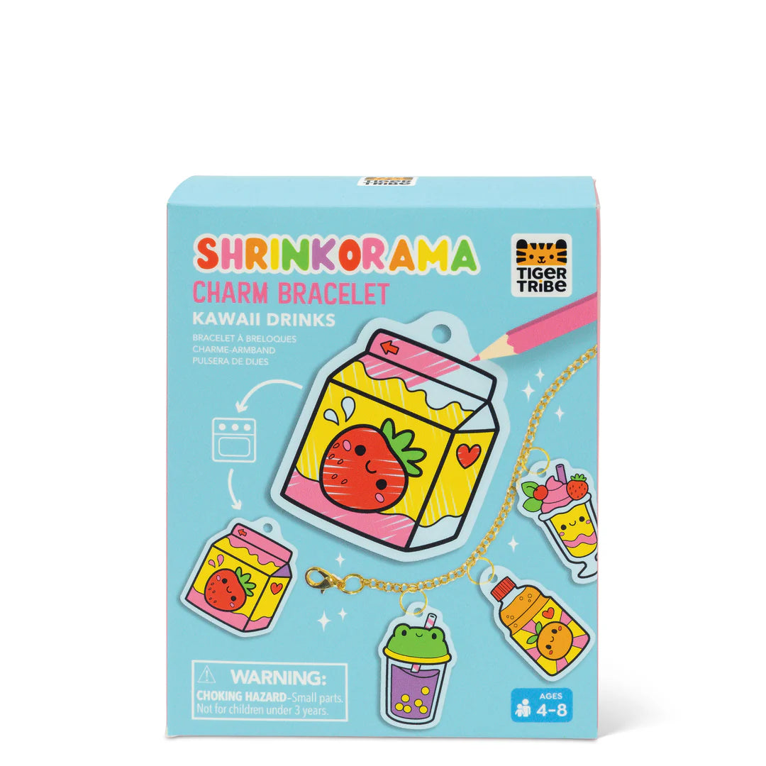 Tiger Tribe | Shrinkorama Charm Bracelet | Kawaii Drinks