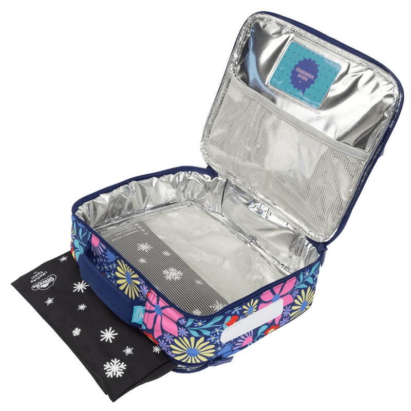 Spencil | Big Cooler Lunch Bag + Chill Pack | Flower Fun