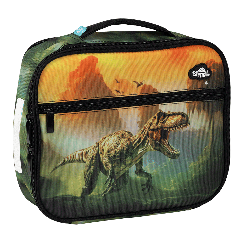 Spencil | Big Cooler Lunch Bag + Chill Pack | Jurassic Kingdom