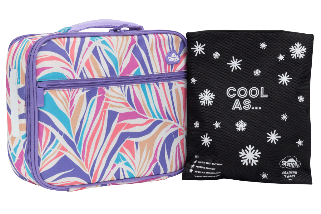 Spencil | Big Cooler Lunch Bag + Chill Pack | Paradise Palms