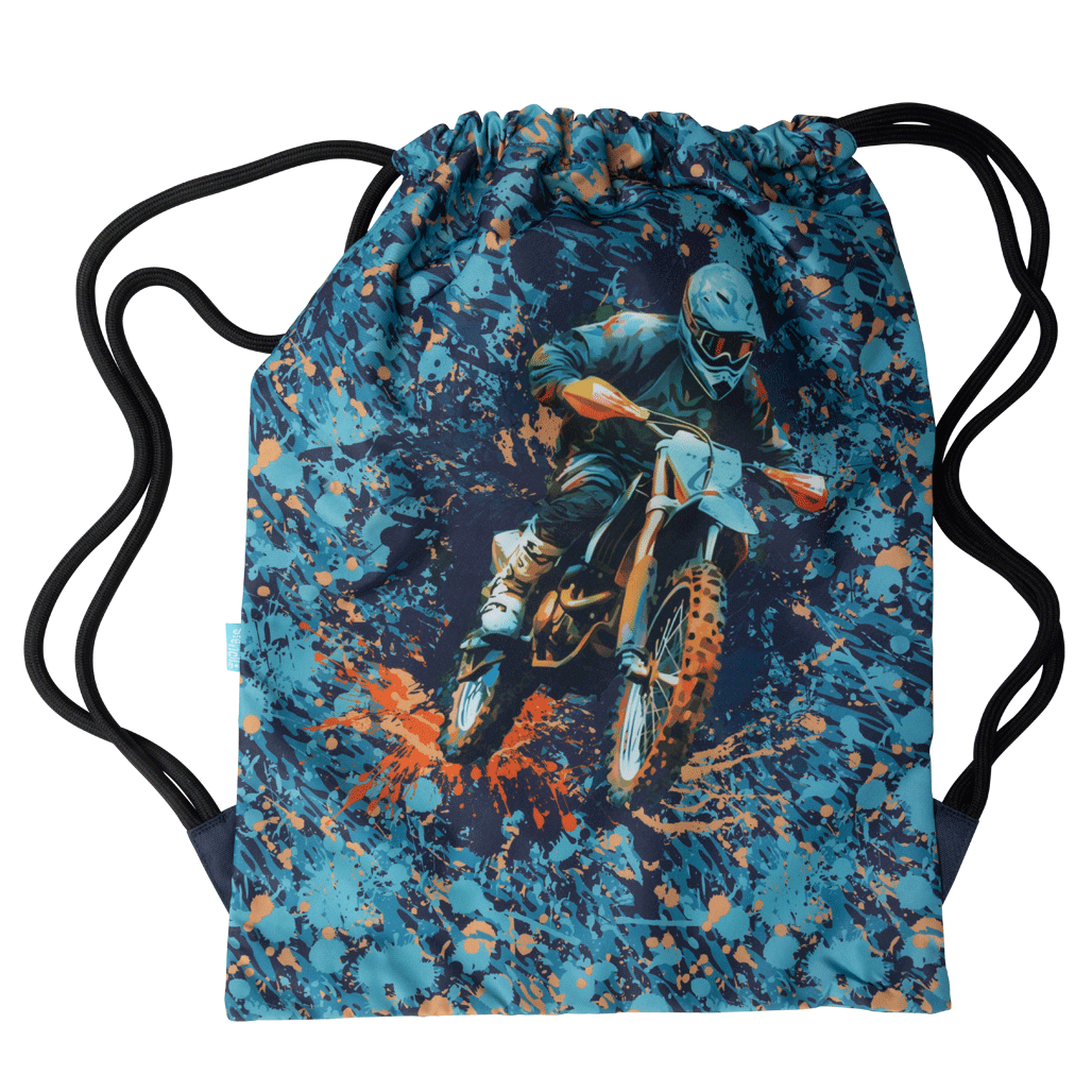 Spencil | Big Drawstring Bag | Moto Camo Trax