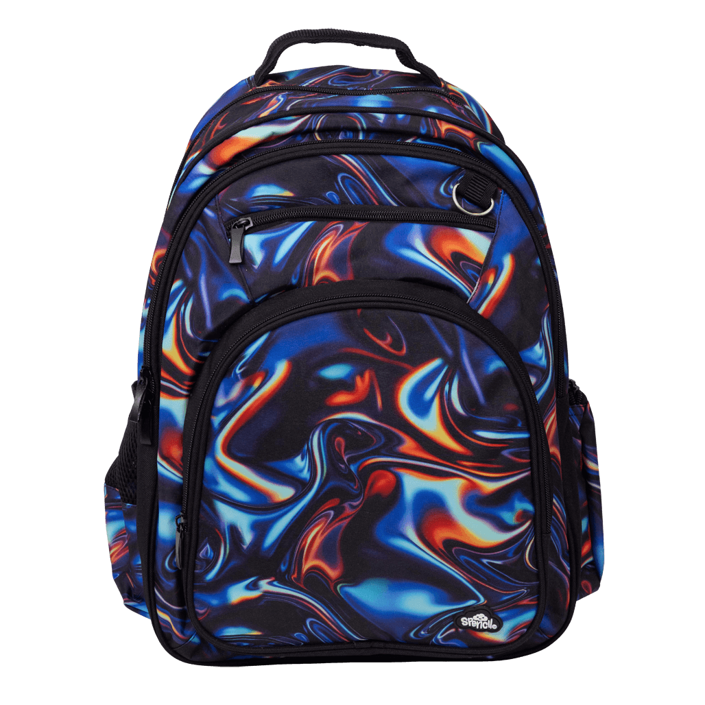 Spencil | Big Kids Backpack | Metallic Waves