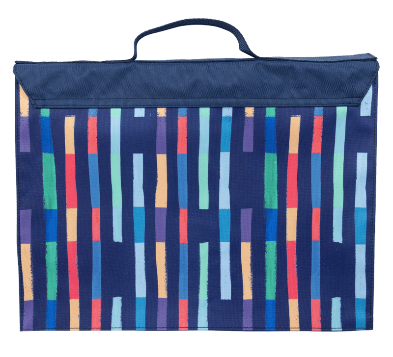 Spencil | Library Bag | Bright Stripes