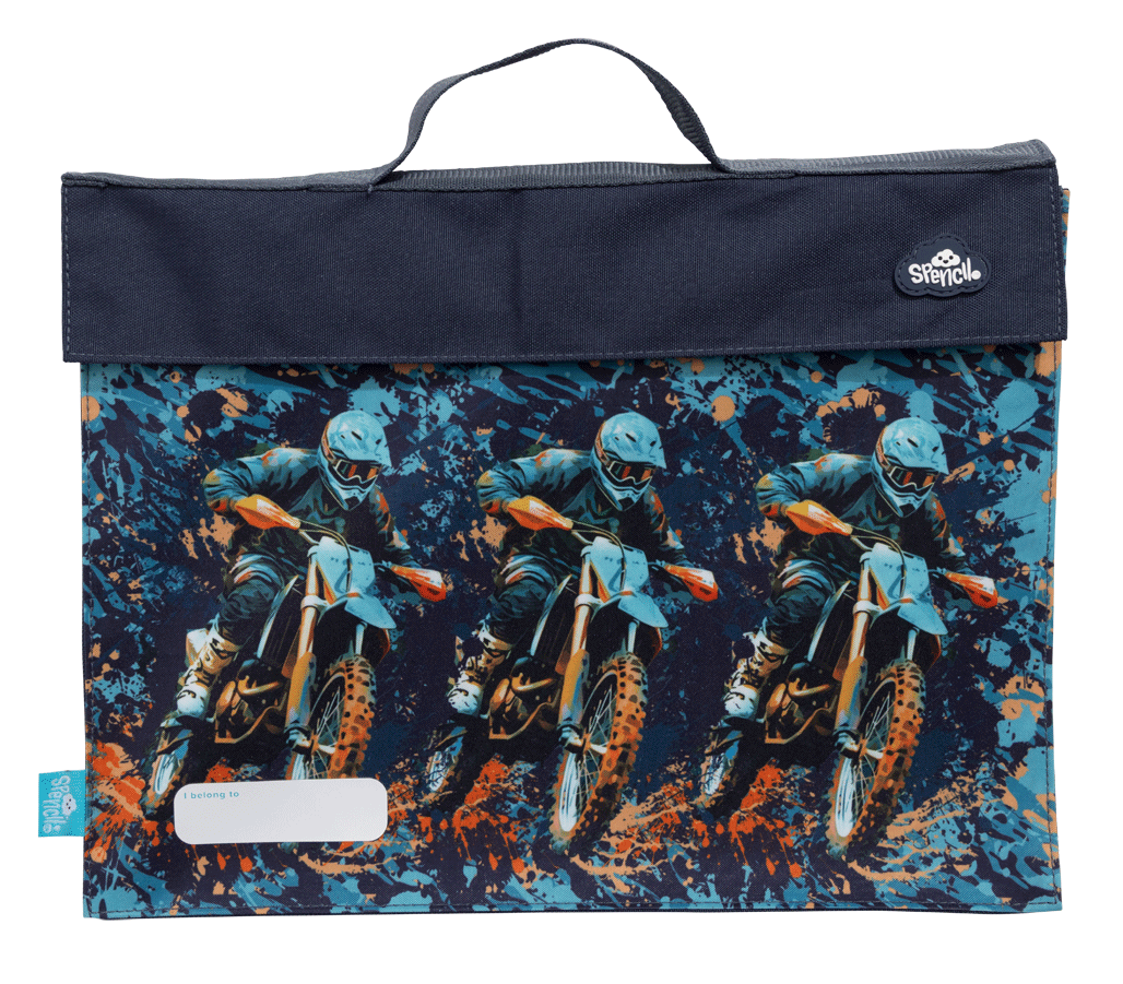 Spencil | Library Bag | Moto Camo Trax
